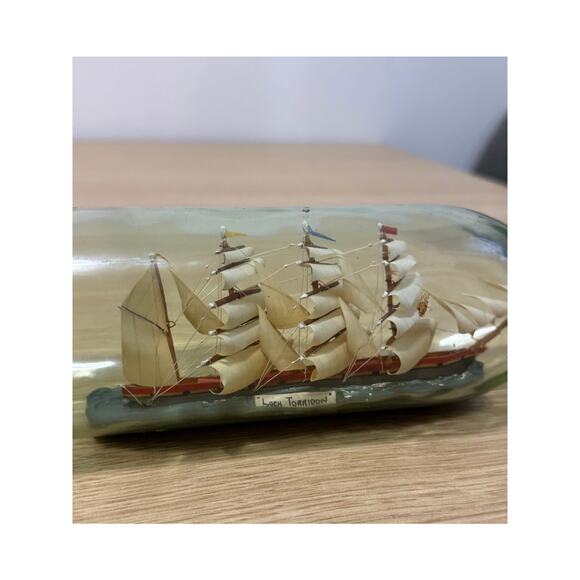 Ship in Bottle VINTAGE - Picture 2 of 4